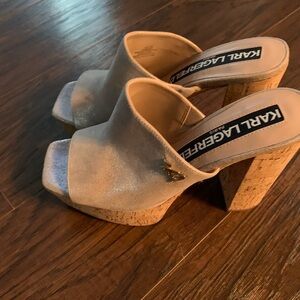 COPY - Karl Lagerfeld Gold Sandals